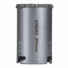 Коронка кольцевая с вольфрамовым напылением 43мм SIGMA (1512121)