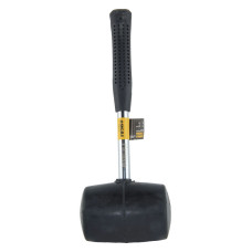 Киянка резиновая чёрная 900г металлическая обрезиненная рукоятка SIGMA (4317501)