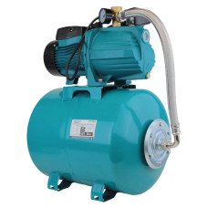 Станция 0.9кВт Hmax 48м Qmax 85л/мин (самовсасывающий насос) 50л Украина LEO (775386/50)