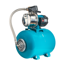 Станция 1.0кВт Hmax 44м Qmax 73л/мин нерж (самовсасывающий насос нерж) 50л Украина LEO (775313/50)